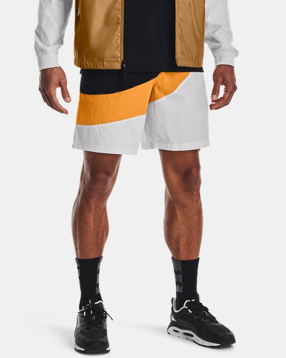 男士UA 21230 Woven短褲, Gray, pdpMainDesktop image number 1